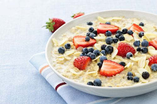 Oatmeal with fruit