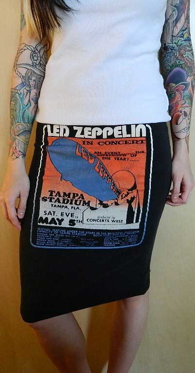 How to sew a skirt from a T-shirt