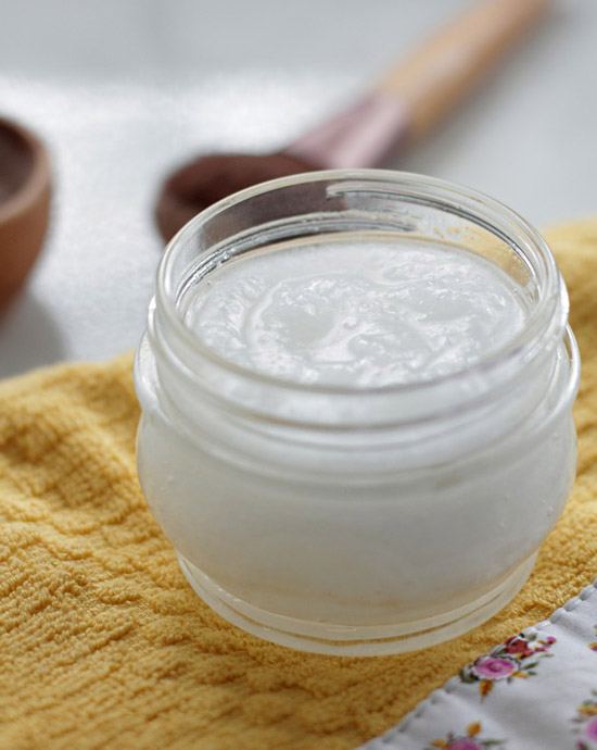 Lotion à l'huile de coco