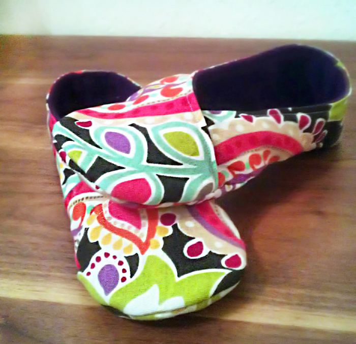 自分で作るホームスリッパ